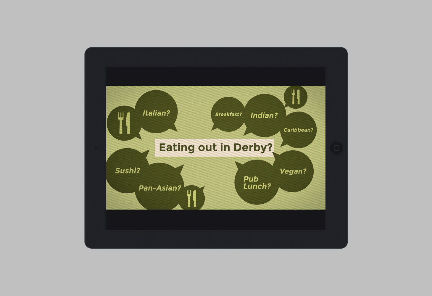 City of Derby - Animated Adverts - Eating in Derby?