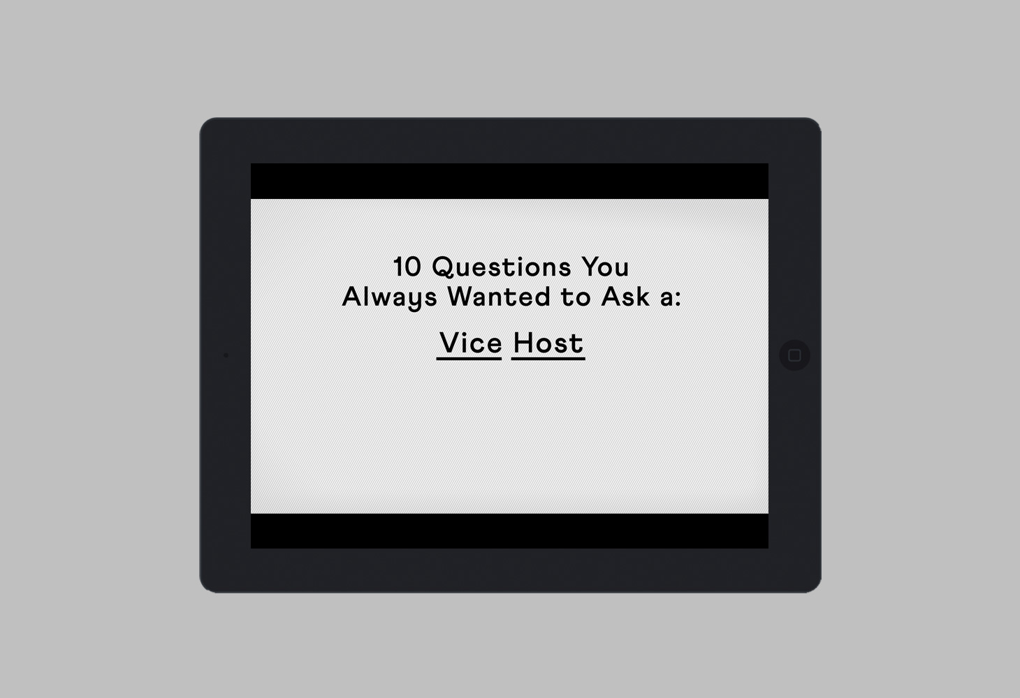 Vice Film School - 10 questions title