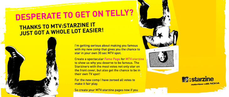 MTV Starzine - Email