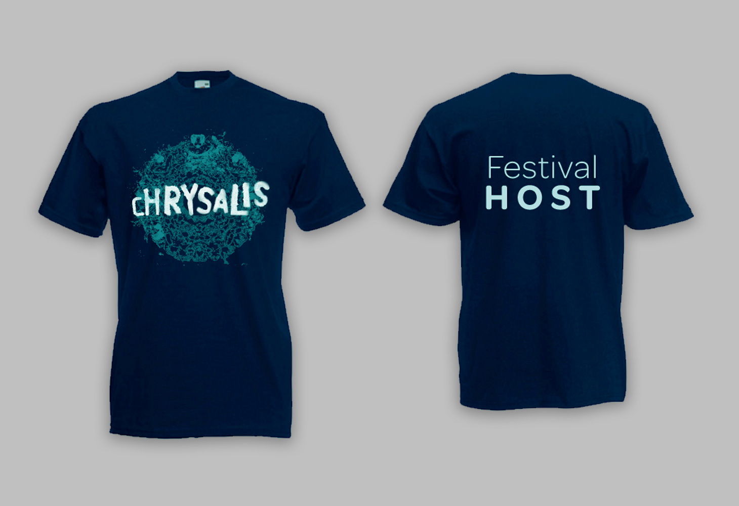 Chrysalis Festival 2016 - Branding - Tshirts
