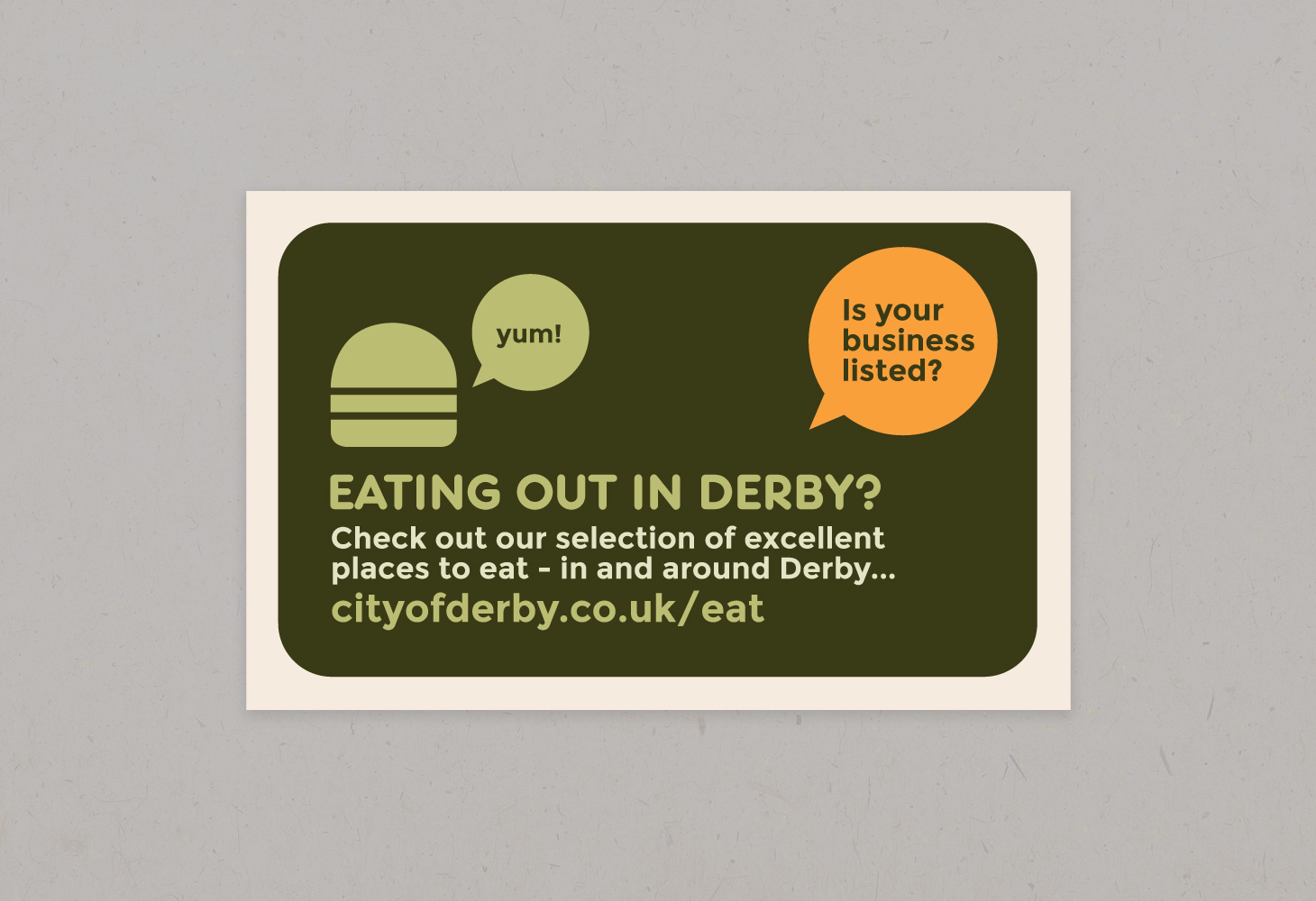 City of Derby - Advertising - Eat