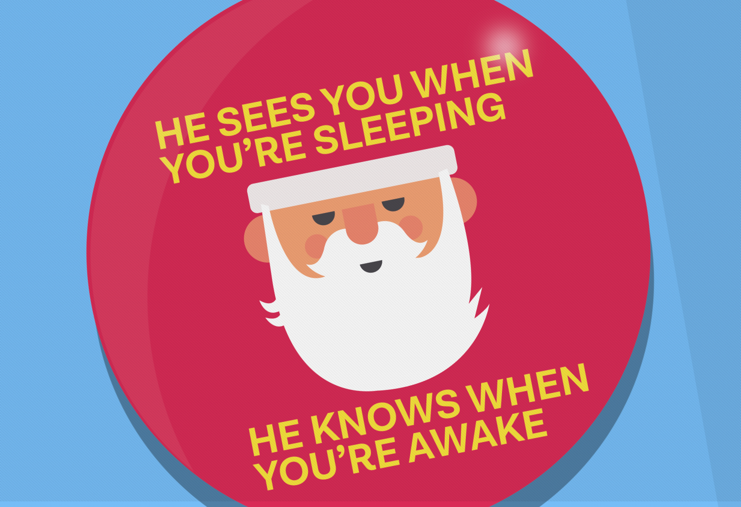 Adam Kay - Twas the night before Christmas - Santa badge