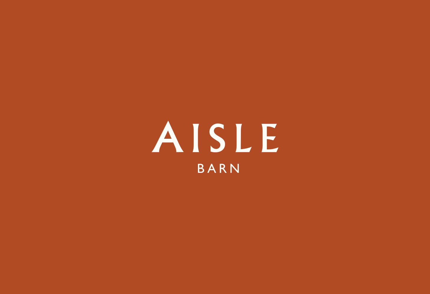 Aisle Barn - Logotype