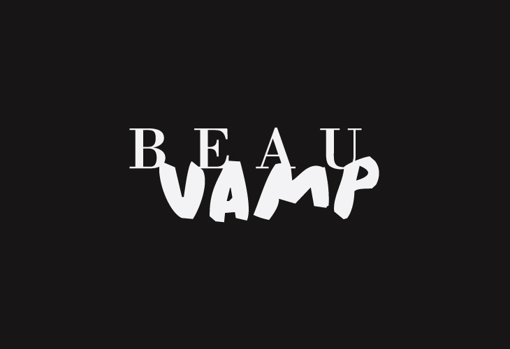 BeauVamp - Identity - Logomark on black
