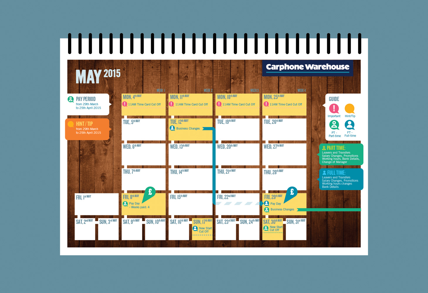 Carphone Warehouse - Calendar - May 2015