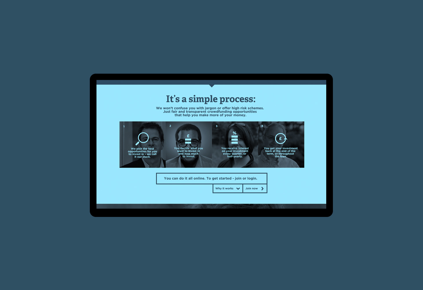 Crowdstacker - Website - A simple process