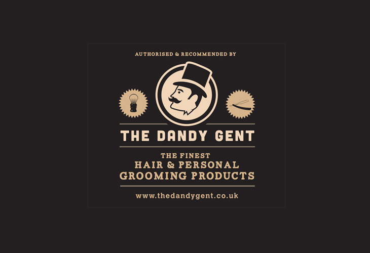 The Dandy Gent - POS - 'Authorised Dealer' mirror sticker