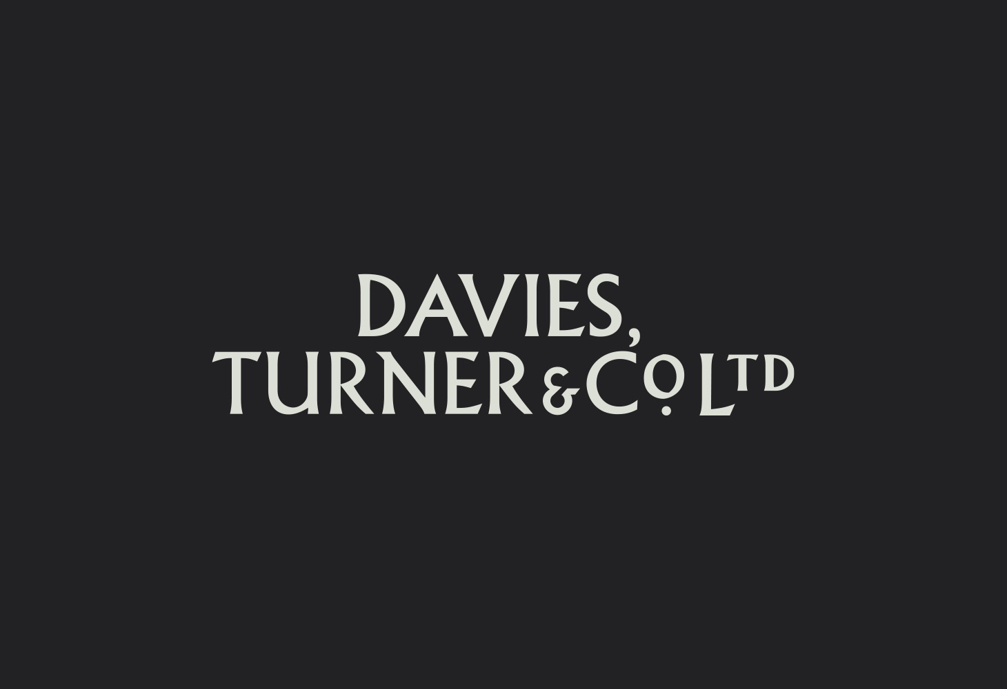 Davies, Turner & Co Ltd 1870 — Logotype