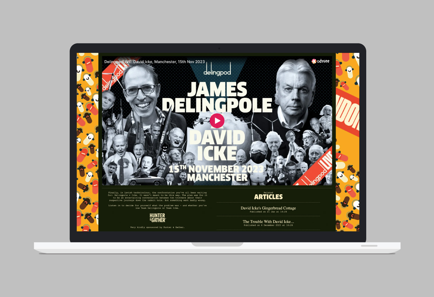 James Delingpole x The Internet — Live