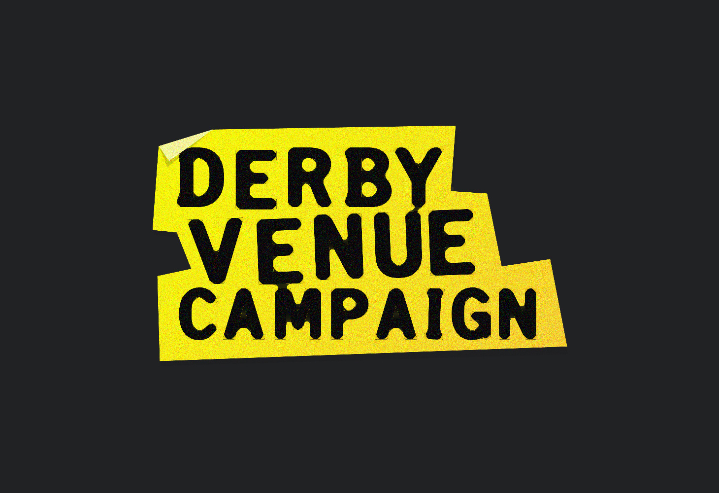 Derby Venue Campaign - Identity - Brick wall