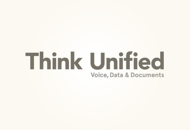 Ethos - Stationery - New custom type 'Think Unified' strap-line