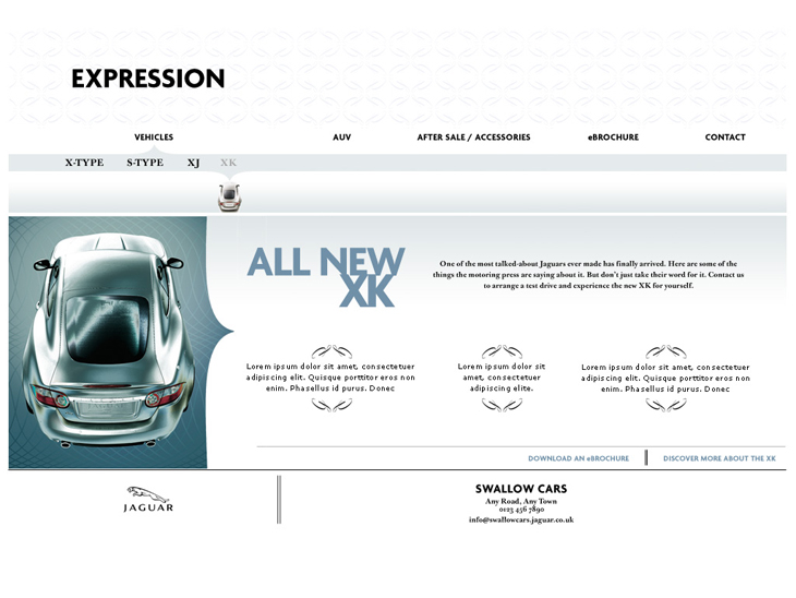 Jaguar - Expression - Website - XK