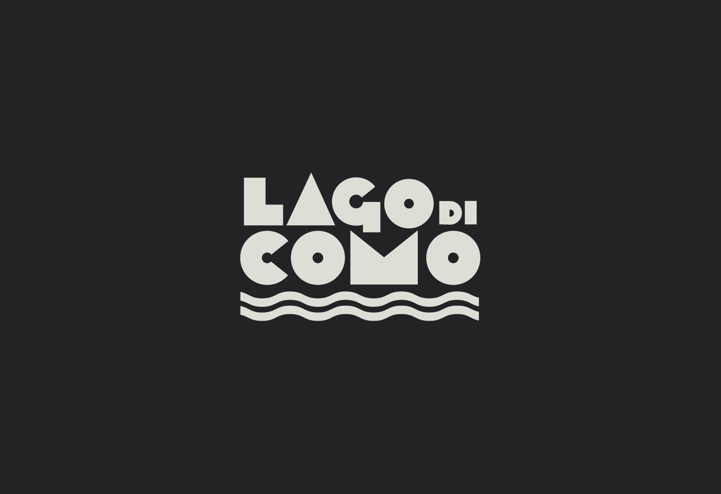 Lago di Como - Logomark - One