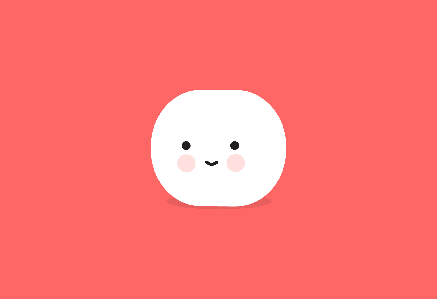 Marshmallow - Character - Happy