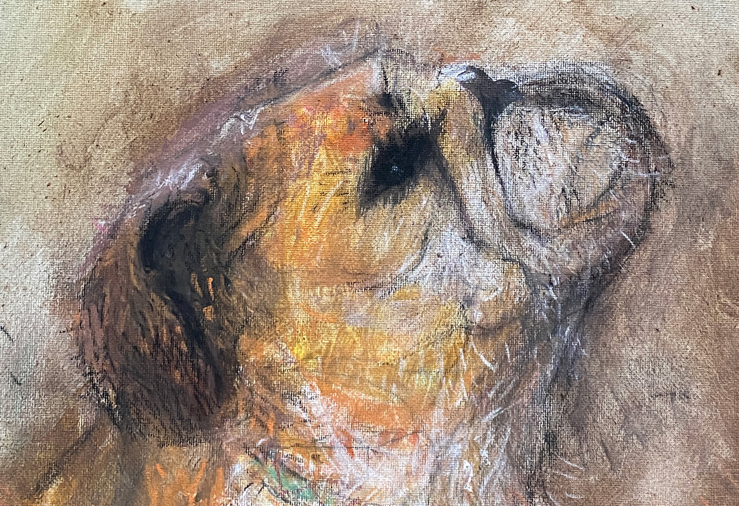 Old Stinky — Painting - Detail