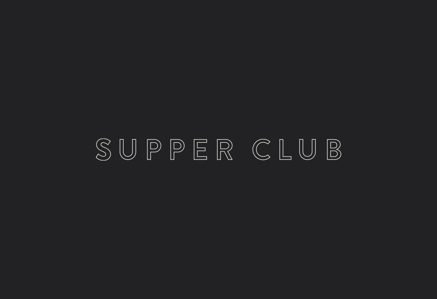 Supper Club — Logotype - v2