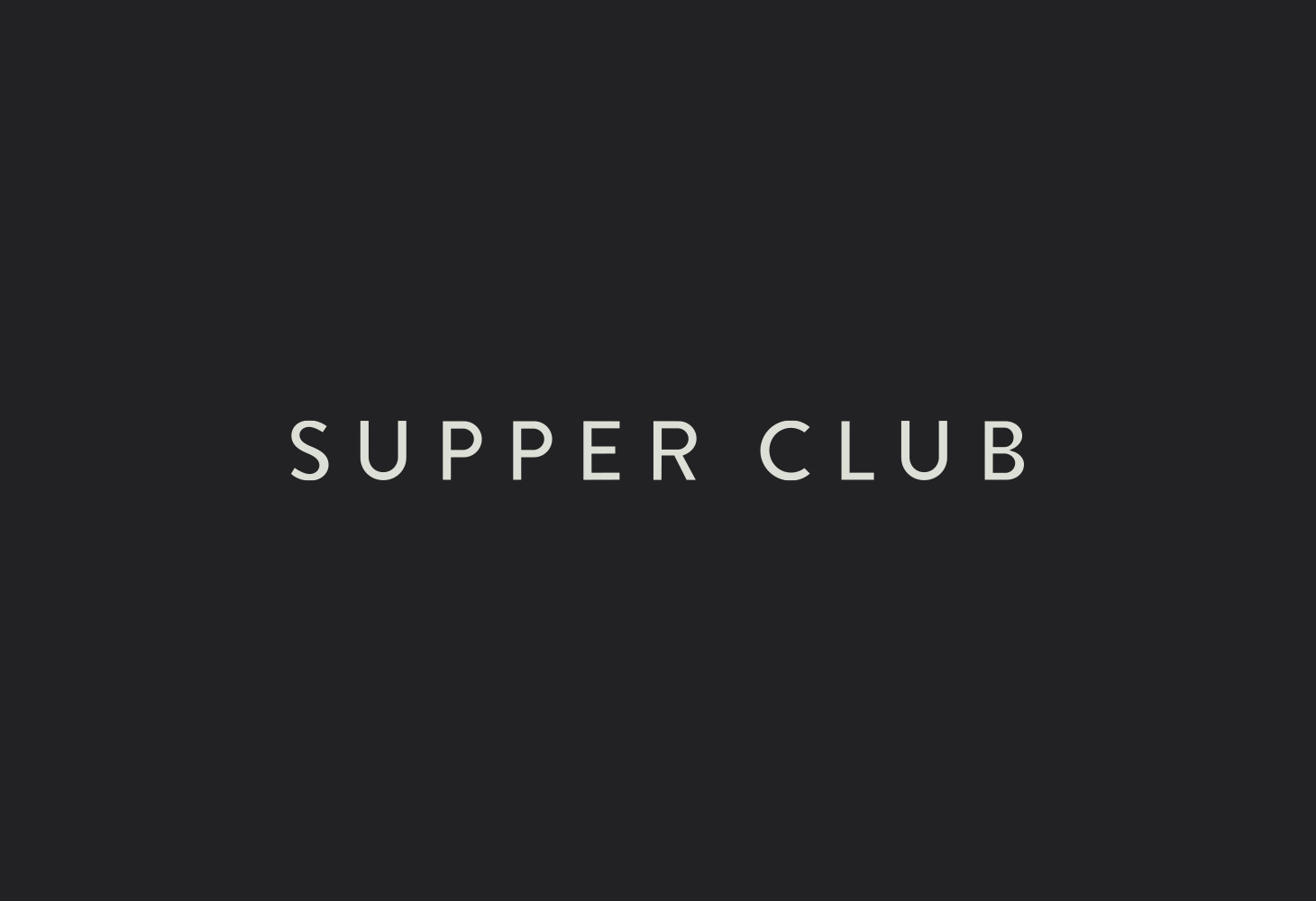 Supper Club — Logotype