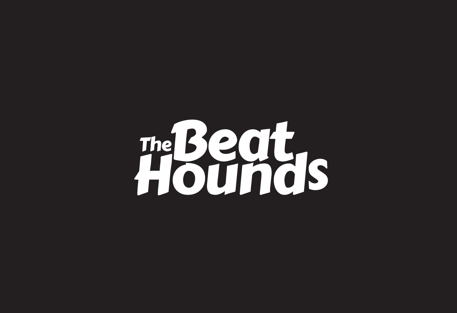 The Beat Hounds - Logotype - On black