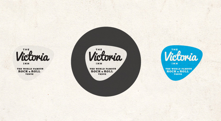The Victoria Inn - Identity - Logotype & Plectrum variants
