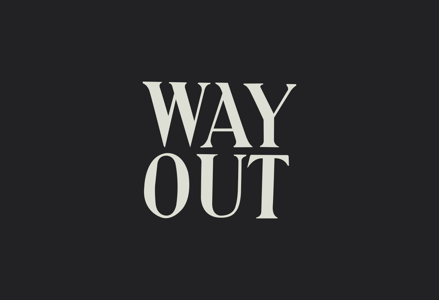 Way Out - Logotype