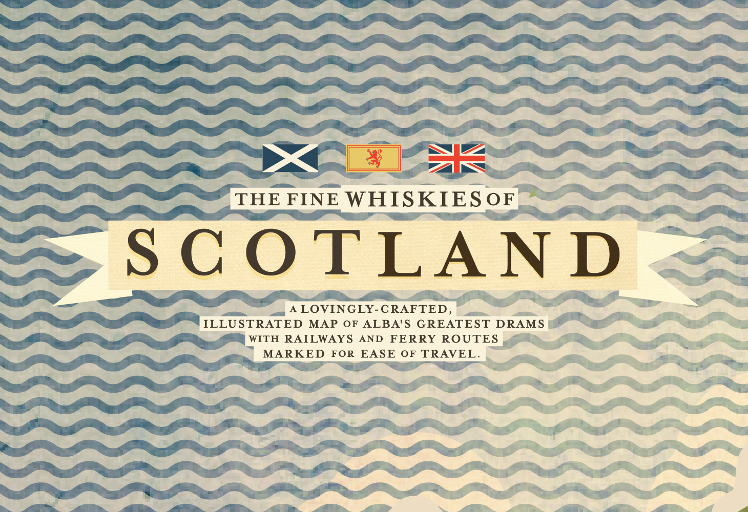 Whiskies of Scotland - Map - Title